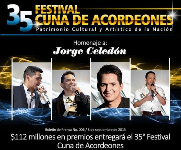 112 millones en premios entregará el 35 Festival Cuna de Acordeones 